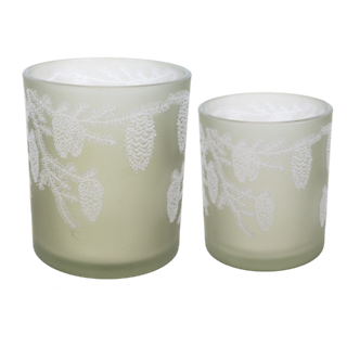 Pine & Acorn Tealight Holder