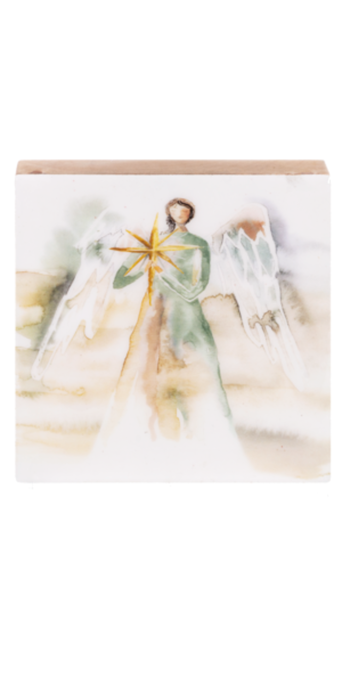 Watercolor Angel Block