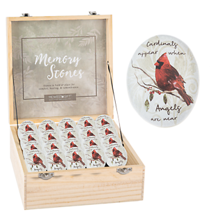 Bereavement Cardinal Memory Stone
