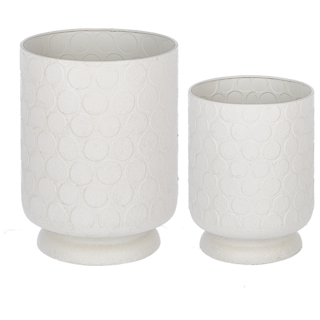 Textured Embossed Modern Dot Planter (2 sizes)