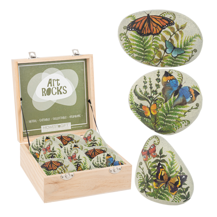 Butterfly Art Stone